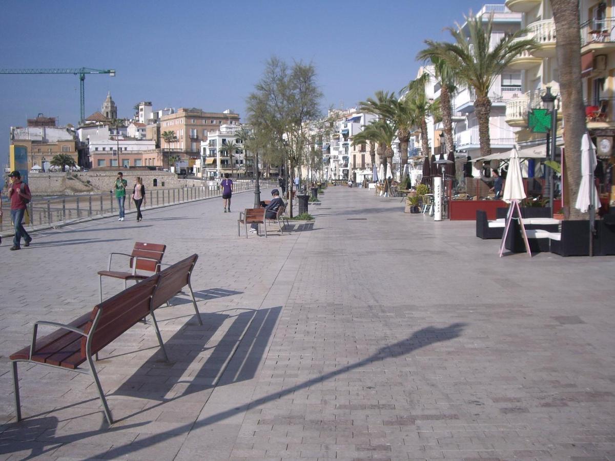 Apartamento Con Oficina Y Vistas Al Mar Sitges Exterior foto